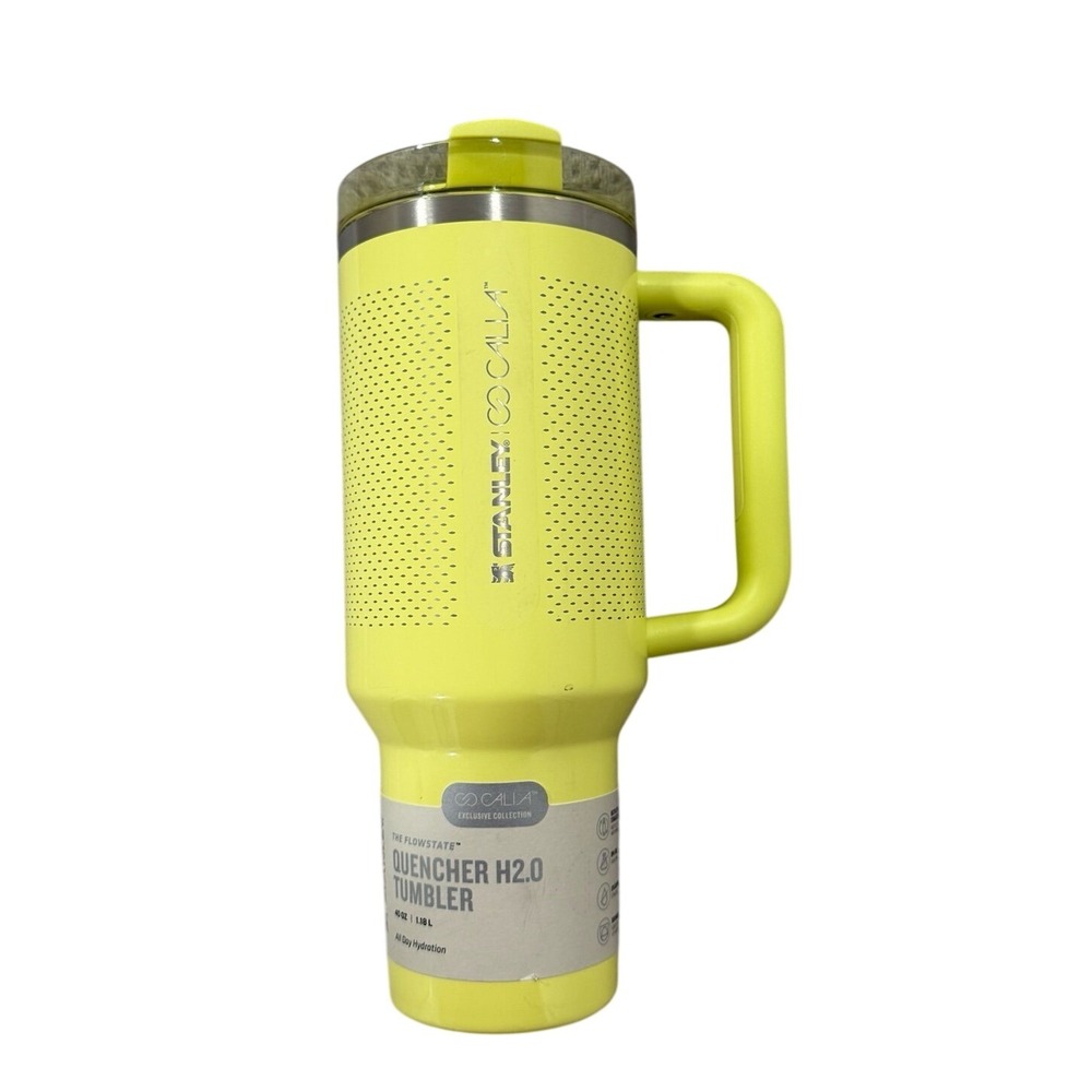 Stanley Calia Quencher H2O 40oz‎ Tumbler Pale Green (Yellow)